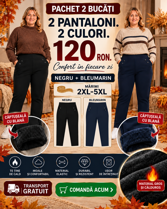 Pachet 2 Pantaloni Confort  Gros – 120 RON