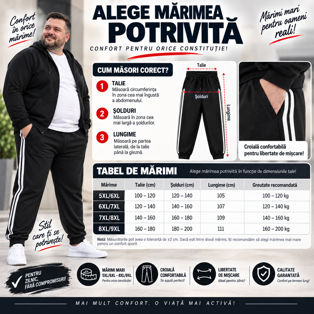 PACHET PANTALONI BARBATESTI 4 BUCAȚI